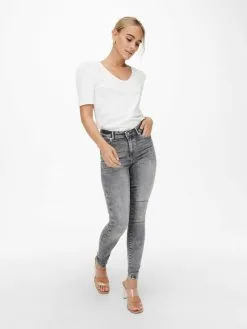 ONLY Jeans Skinny Jeans Power Dames Grijs -ONLY Elegant winkel 0f00f7a4f69222767f8accecf2970ec1