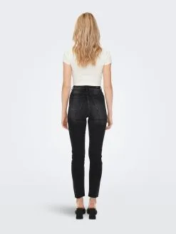 ONLY Jeans Skinny Jeans EMMY Dames Zwart -ONLY Elegant winkel 0f3fc3f3fce646661fab45349855275e