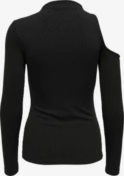 ONLY Longsleeves Shirt BIANCA Dames Zwart