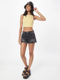 ONLY Denim Shorts Regular Jeans Pacy Dames Zwart -ONLY Elegant winkel 0f8ee80fd9e9d9be98b699dbed6bced9