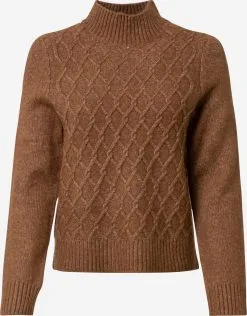 ONLY Basic Truien Trui Macadamia Dames Karamel