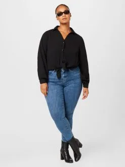 ONLY CARMAKOMA Jeans Skinny Jeans Power Dames Blauw -ONLY Elegant winkel 0fd422268815074ab5cefd48e527bf94