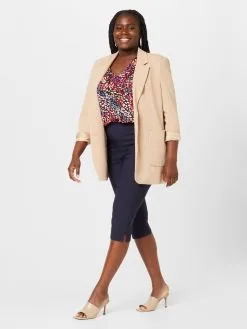 ONLY CARMAKOMA Driekwart Broeken Skinny Broek LILA Dames Navy -ONLY Elegant winkel 0fec97ce2a74c4e325bb0013cc20164e