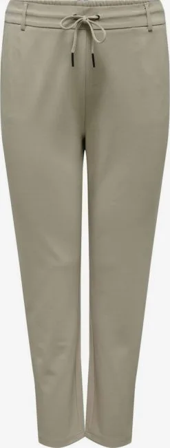 ONLY CARMAKOMA Pantalons Tapered Broek Dames Olijfgroen