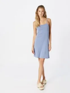 ONLY Jerseyjurken Jurk KIRA Dames Smoky Blue -ONLY Elegant winkel 105c1f36aa3c415f301797c7656e874b