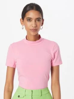 ONLY T-shirts Shirt CAROLA Dames Lichtroze / Zwart -ONLY Elegant winkel 106f4e312b7ba8b031c430b43765bbb4