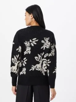 ONLY Fijngebreide Truien Trui MARSHA Dames Zwart -ONLY Elegant winkel 11190060a88e3f751b09a14ed4575e52