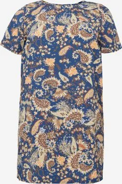 ONLY CARMAKOMA Mini Jurken Jurk LUXIVA Dames Marine