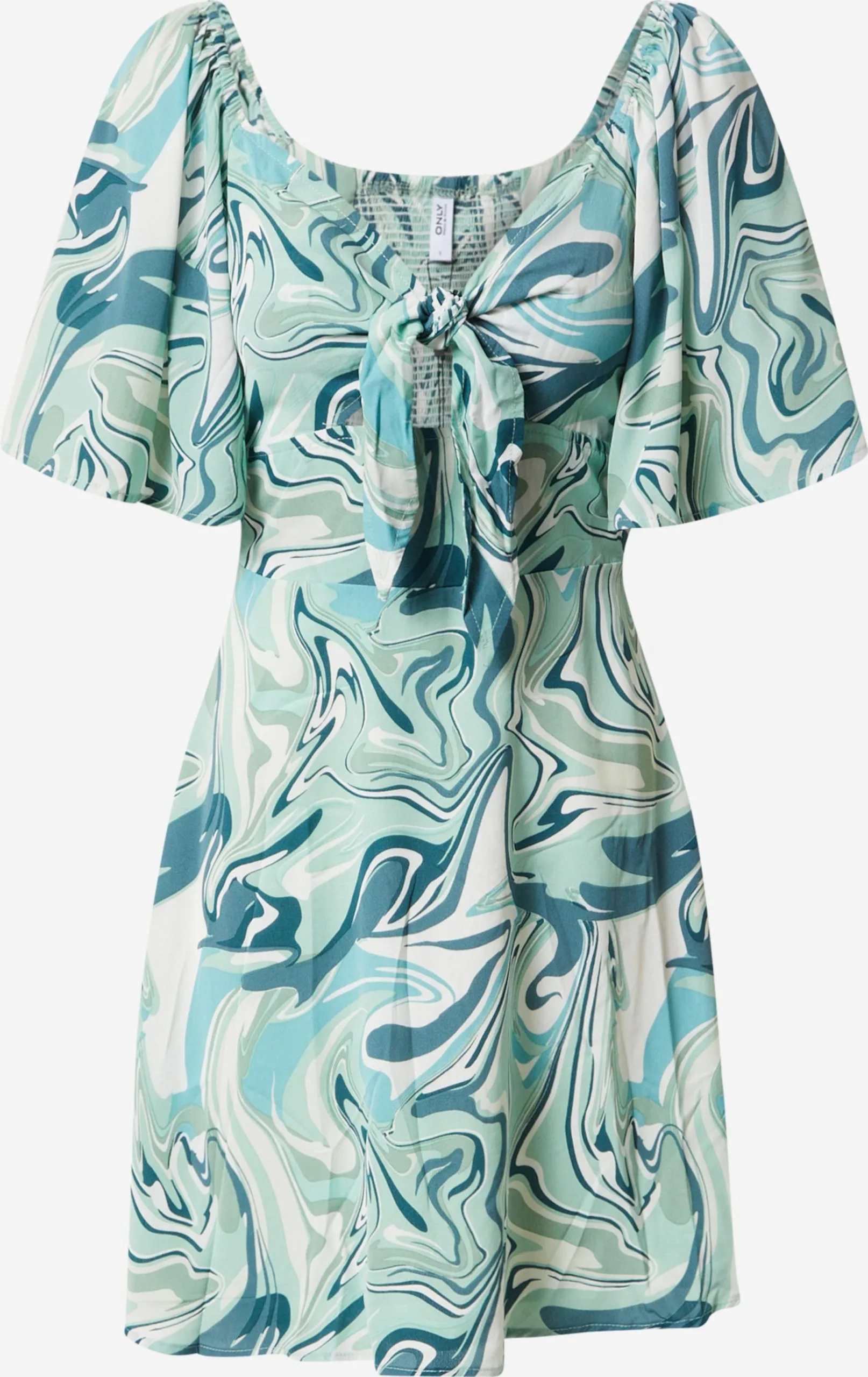 ONLY Mini Jurken Jurk Dames Petrol / Lichtgroen 1 ONLY Mini Jurken Jurk Dames Petrol / Lichtgroen