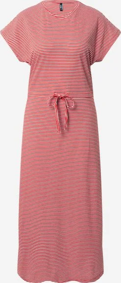 ONLY Maxi Jurken Jurk MAY Dames Knalrood