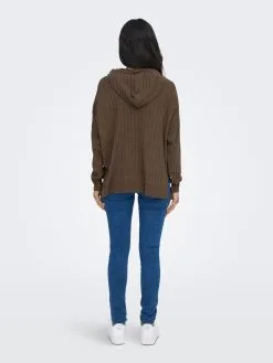 ONLY Hoodies Trui Dames Bruin -ONLY Elegant winkel 126bc8c8ff4c8b63528539bf314d11e9