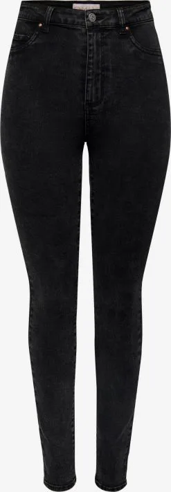 ONLY Jeans Skinny Jeans Rose Dames Zwart