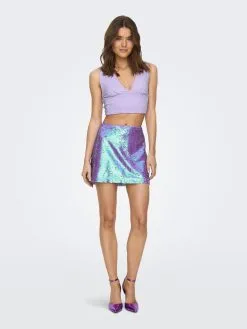 ONLY Tanktops Top EA Dames Lichtlila -ONLY Elegant winkel 12e14c8b9612abe9a913e5814093bb39