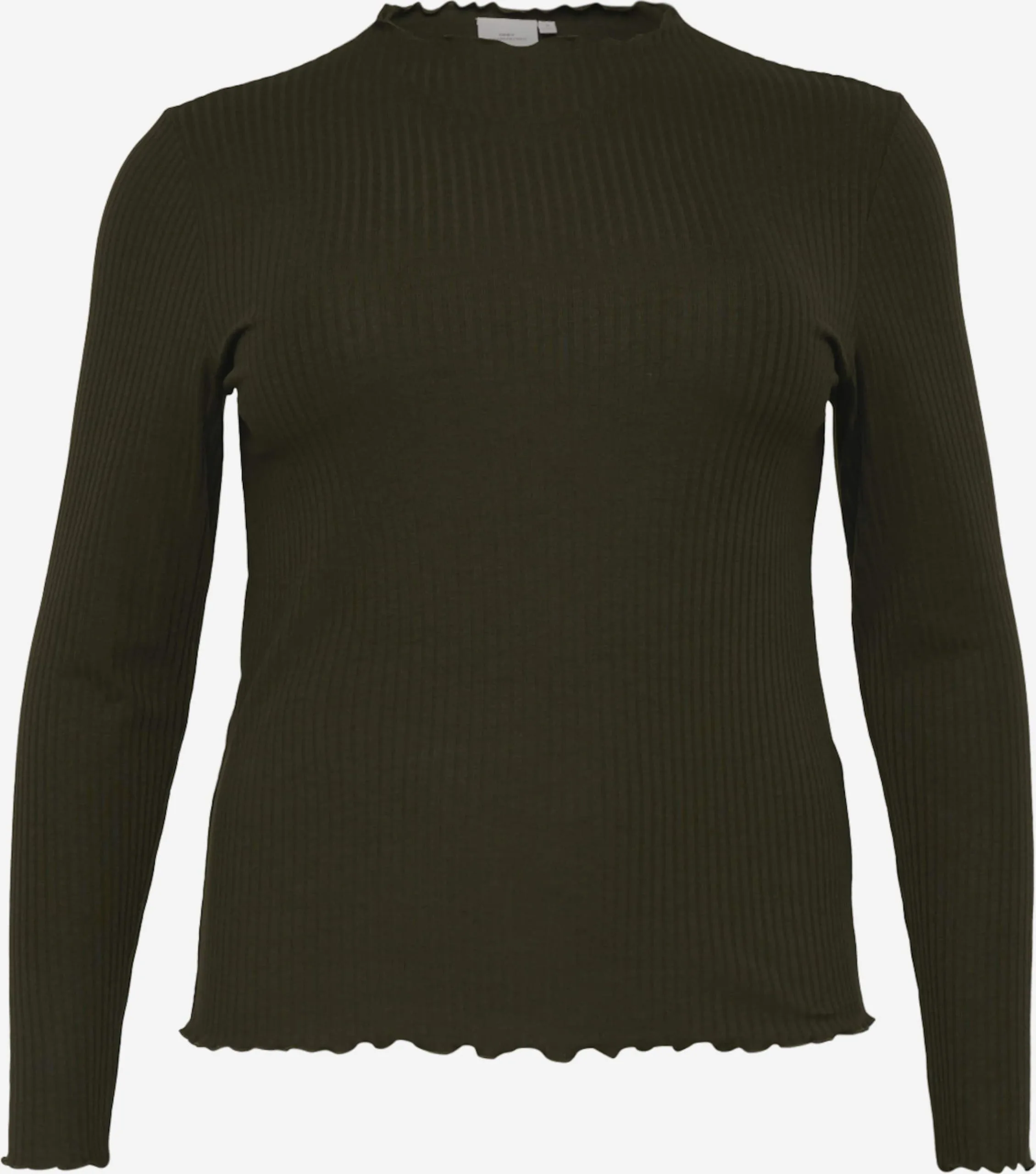 ONLY CARMAKOMA Longsleeves Shirt ALLY Dames Donkergroen 1 ONLY CARMAKOMA Longsleeves Shirt ALLY Dames Donkergroen