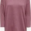 ONLY Shirts Met 3/4 Mouw Shirt Elcos Dames Oudroze
