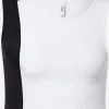 ONLY Crop Tops Top Kenya Dames Zwart / Wit