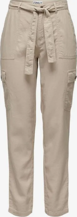 ONLY Cargobroeken Regular Cargobroek Dames Beige