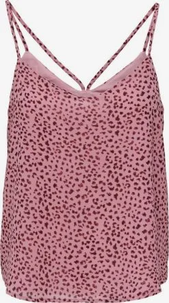 ONLY Spaghetti Tops Top Dames Pink
