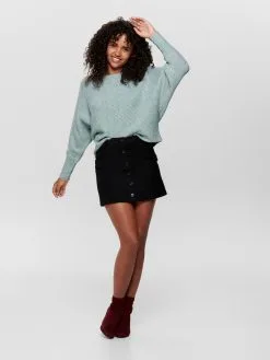 ONLY Fijngebreide Truien Trui Daniella Dames Jade Groen -ONLY Elegant winkel 13e0e4921fb4398e0740dd49ba2cdd96