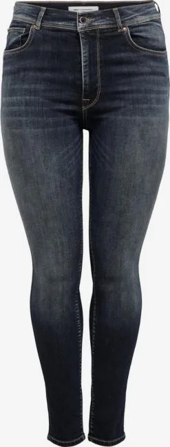 ONLY CARMAKOMA Jeans Skinny Jeans Carmaya Dames Nachtblauw