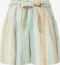 ONLY Shorts Loosefit Broek LEIA-OHIO Dames Petrol / Mintgroen