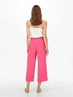 ONLY Pantalons Wide Leg Broek Caro Dames Roze -ONLY Elegant winkel 14b1b1ef5ca867b34f5b501ce762abcd