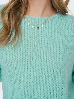 ONLY Fijngebreide Truien Trui NORDIC LIFE Dames Blauw -ONLY Elegant winkel 14b8f25a22a4f98a3ecdf9d3a7d24a01