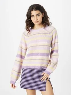 ONLY Fijngebreide Truien Trui ABBY Dames Lavendel / Pastellila -ONLY Elegant winkel 150dc3a5299d4c7e6ae1a7a94873f6f0