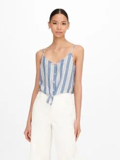 ONLY Crop Tops Top Caro Dames Smoky Blue -ONLY Elegant winkel 156faeaef9a80f248e4c1cdbe7bb9b4b