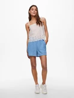 ONLY Spaghetti Tops Top Carlotta Dames Natuurwit -ONLY Elegant winkel 15991be97f1b7d780d46ae65a91a3c99