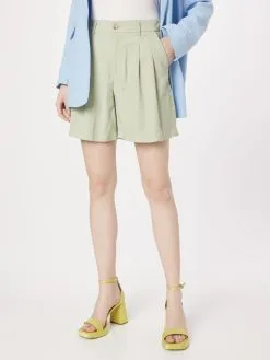 ONLY Shorts Loosefit Bandplooibroek LAURA-ARIS Dames Pastelgroen -ONLY Elegant winkel 15b794bf9d834d50aca76e70370121dd