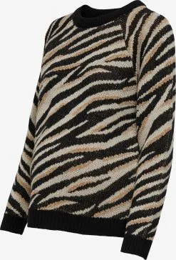 ONLY MATERNITY Fijngebreide Truien Trui Elina Dames Zwart