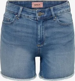 ONLY Denim Shorts Slimfit Jeans Blush Dames Blauw