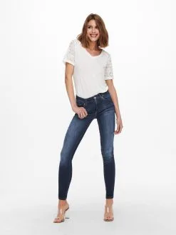 ONLY Jeans Skinny Jeans Blush Dames Donkerblauw -ONLY Elegant winkel 17cefae9b1872baf0b58ce7dd7617df4