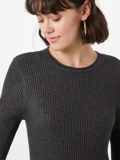 ONLY Gebreide Jurken Gebreide Jurk Alma Dames Donkergrijs -ONLY Elegant winkel 18bcc1db4b29c1eab39d6d9ad87da5bd