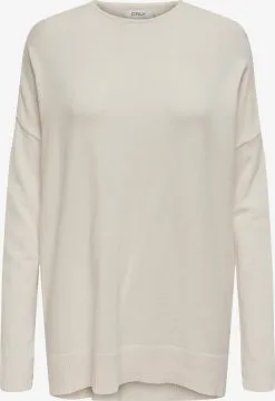 ONLY Fijngebreide Truien Trui IBI Dames Lichtgrijs