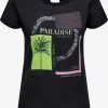 ONLY T-shirts Shirt FLORA Dames Zwart