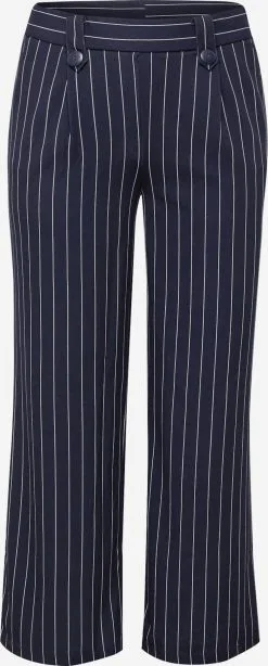 ONLY CARMAKOMA Bandplooibroeken Regular Bandplooibroek SANIA Dames Marine