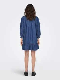 ONLY MATERNITY Mini Jurken Jurk Alaia Dames Blauw -ONLY Elegant winkel 19698d01012798a3078bb5f2680d72dc