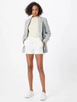 ONLY Shorts Regular Bandplooibroek Poptrash Dames Wit -ONLY Elegant winkel 19cb22137685d3c5bcb32d2bebb997cc