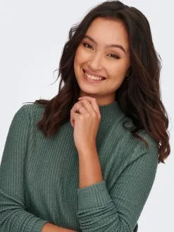 ONLY Longsleeves Shirt DORA Dames Donkergroen -ONLY Elegant winkel 19ed5e41f7820c704c9fe4298fca8a3a