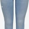 ONLY CARMAKOMA Jeans Skinny Jeans Sally Dames Lichtblauw