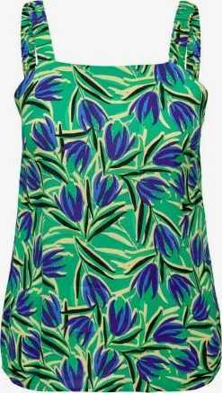 ONLY CARMAKOMA Tanktops Top Dames Donkergroen