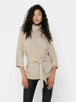 ONLY Coltruien Trui Marli Dames Lichtbruin -ONLY Elegant winkel 1a67d1658fc8b7439457e6cb2d90c2a9