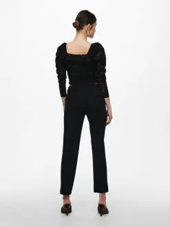 ONLY Pantalons Regular Broek Adena-Vike Dames Zwart -ONLY Elegant winkel 1a6e73fdbb47dea4e0d67e75374ce709