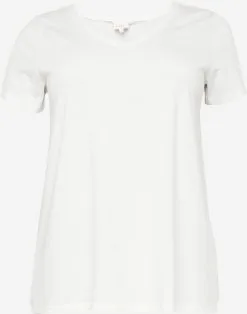 ONLY CARMAKOMA T-shirts Shirt BONNIE Dames Wit
