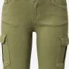 ONLY Denim Shorts Skinny Cargojeans Missouri Dames Kaki