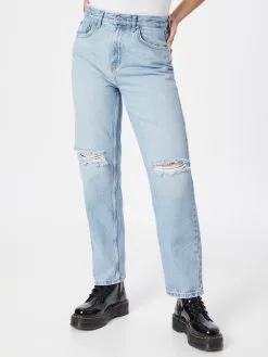 ONLY Straight Regular Jeans ROBYN Dames Lichtblauw -ONLY Elegant winkel 1c3eb0c6859b7a83ea2dfd47e1954e27