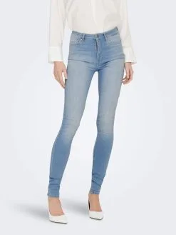 ONLY Jeans Skinny Jeans FOREVER Dames Lichtblauw -ONLY Elegant winkel 1c47e296fea9d313a89c7b291d88e831
