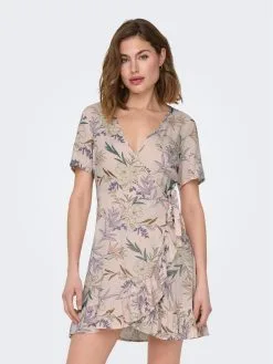 ONLY Mini Jurken Jurk NOVA Dames Poederroze -ONLY Elegant winkel 1c561417a7aac6b9d70e5ab508e12da8